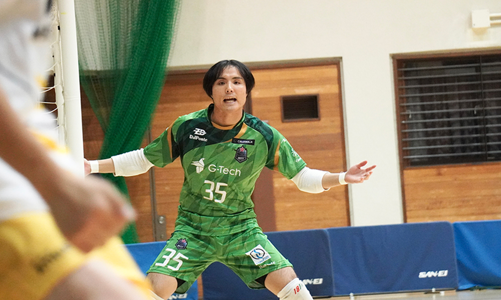 ゾット早稲田フットサルクラブ選手写真：石崎 尚