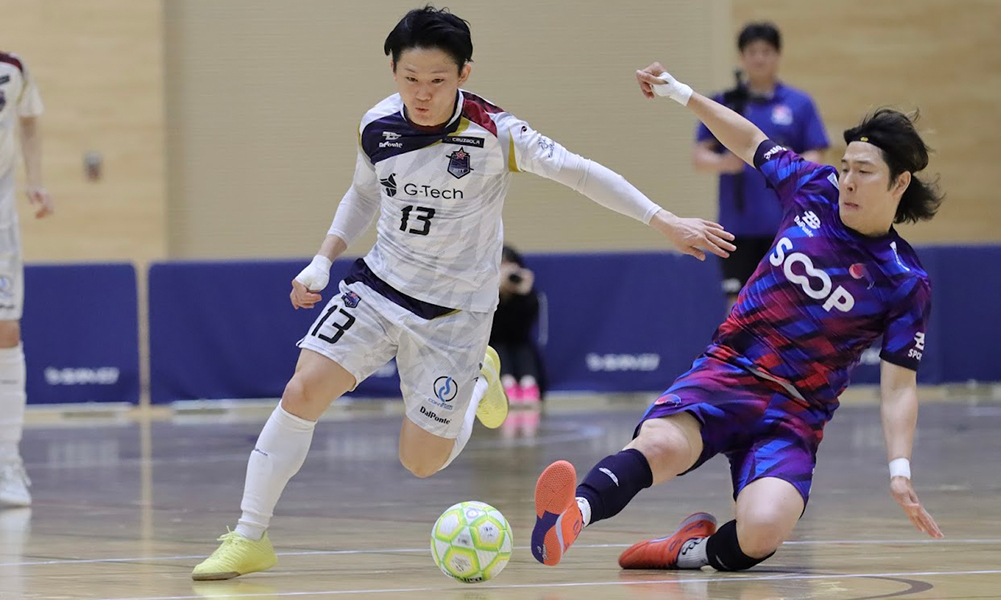 ゾット早稲田フットサルクラブ選手写真：三嶽 侑平